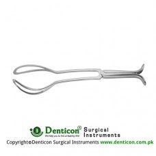 Piper Obstetrical Forcep Stainless Steel, 44.5 cm - 17 1/2"
